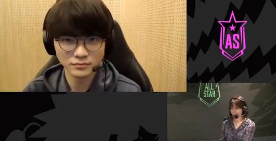 Faker韩文流采访：今天很遗憾两场比赛都输了