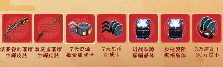 星际战甲璀璨生辉大礼包内容奖励一览