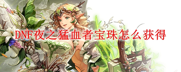 DNF夜之猛血者宝珠怎么获得