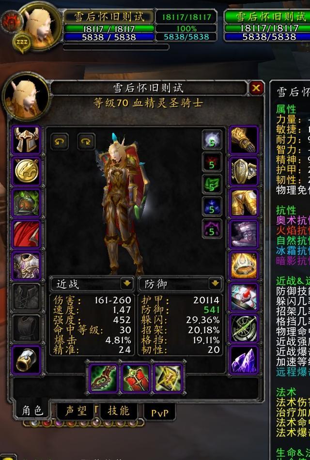 魔兽世界怀旧服防骑属性选什么