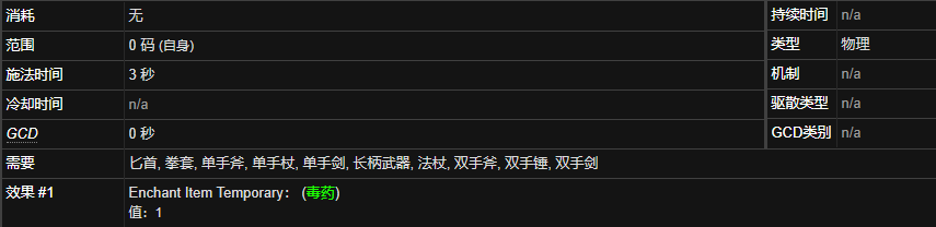 魔兽世界沸血毒药有什么用