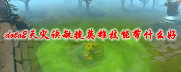 dota2天灾诀敏捷英雄技能带什么好