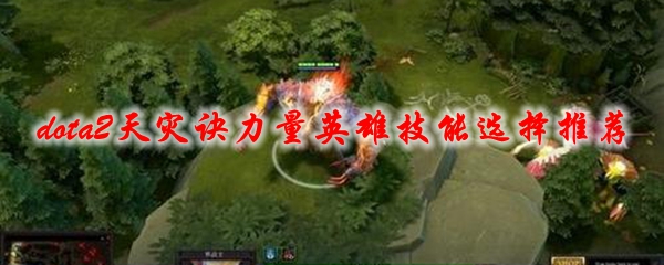 dota2天灾诀力量英雄技能选择推荐