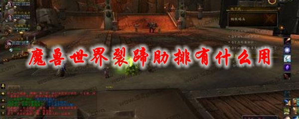 《魔兽世界》裂蹄肋排有什么用