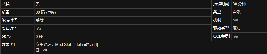 《魔兽世界》敏捷卷轴V有什么用