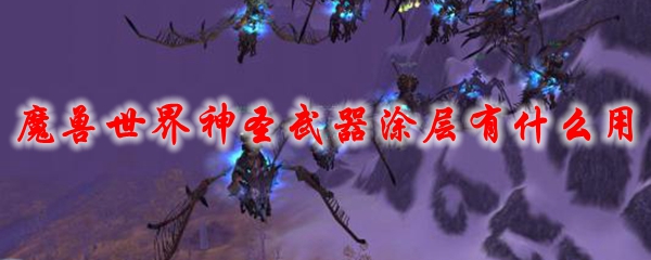 魔兽世界神圣武器涂层有什么用