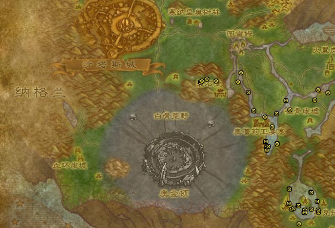 《魔兽世界》怀旧服金鳞卖店鱼分布位置