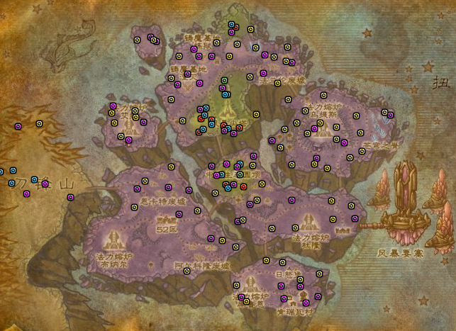 《魔兽世界》虚空风暴草药点位置坐标