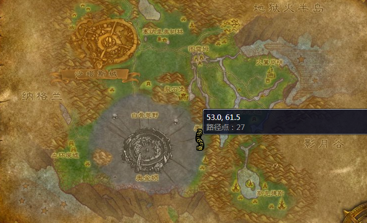 魔兽世界泰罗卡森林红色蜘蛛位置