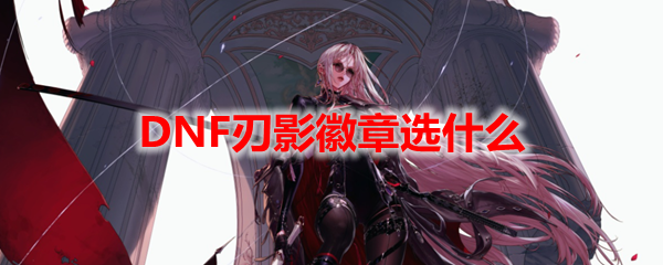 DNF刃影徽章选什么