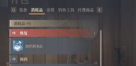 《神佑释放》消耗品在哪看