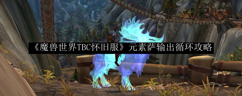 《魔兽世界TBC怀旧服》元素萨输出循环攻略