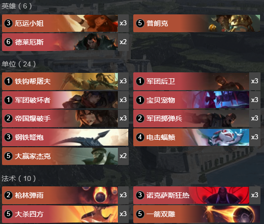 《LOR》2.14诺手女枪船长卡组攻略