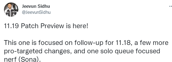 LOL11.19更新了什么