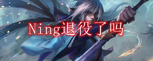 Ning退役了吗