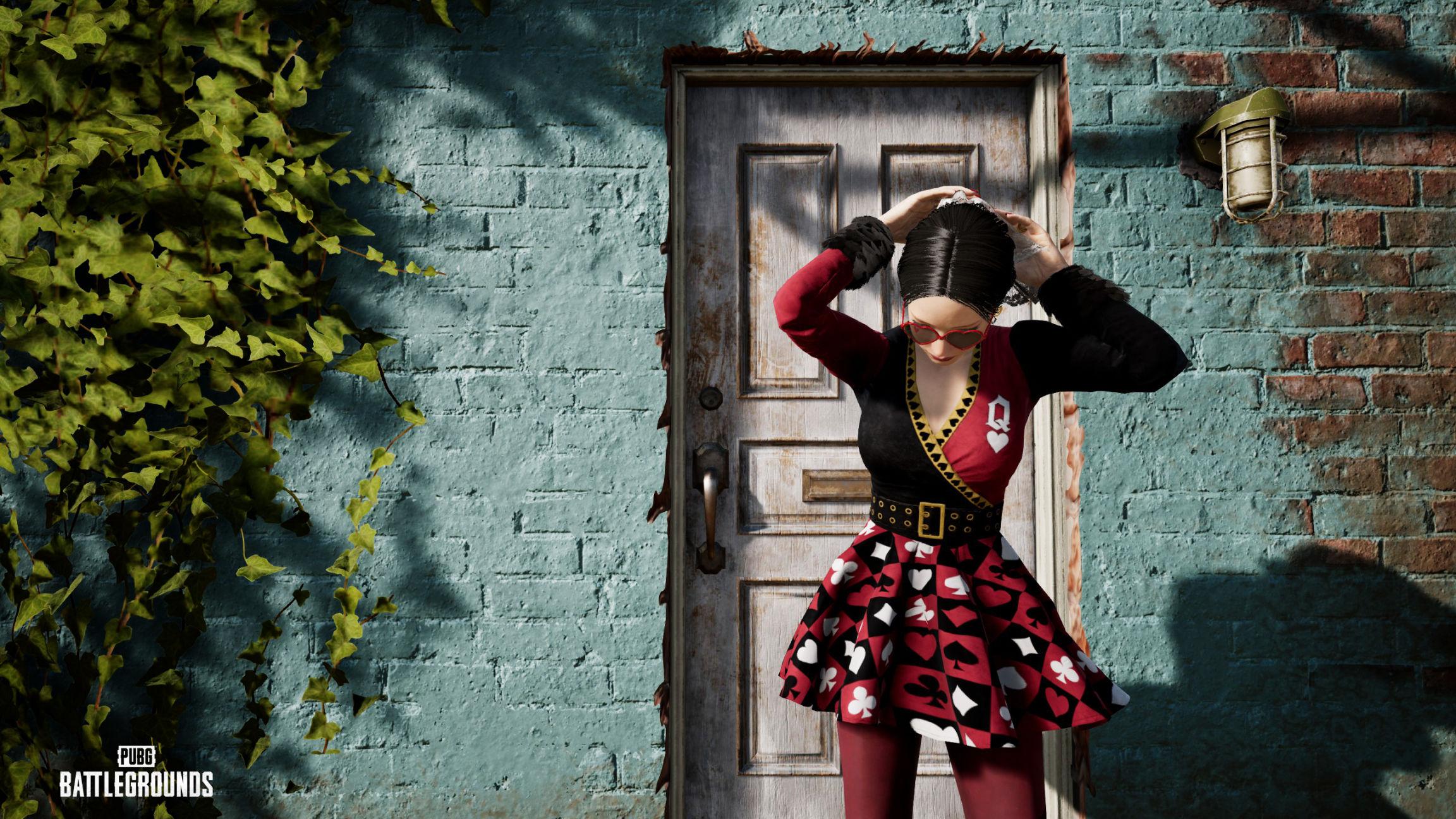 绝地求生情人节红桃皇后套装介绍