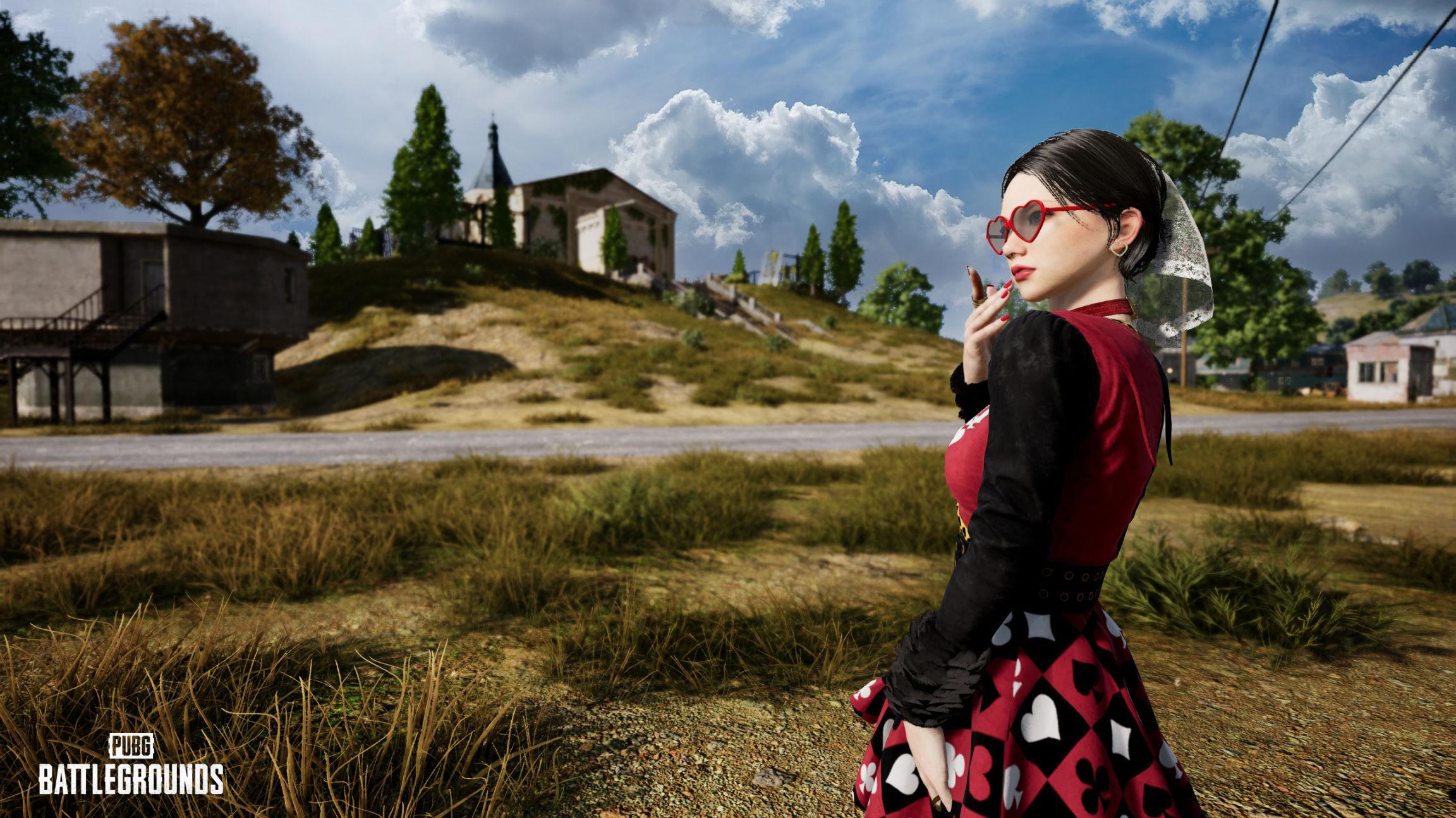 绝地求生情人节红桃皇后套装介绍