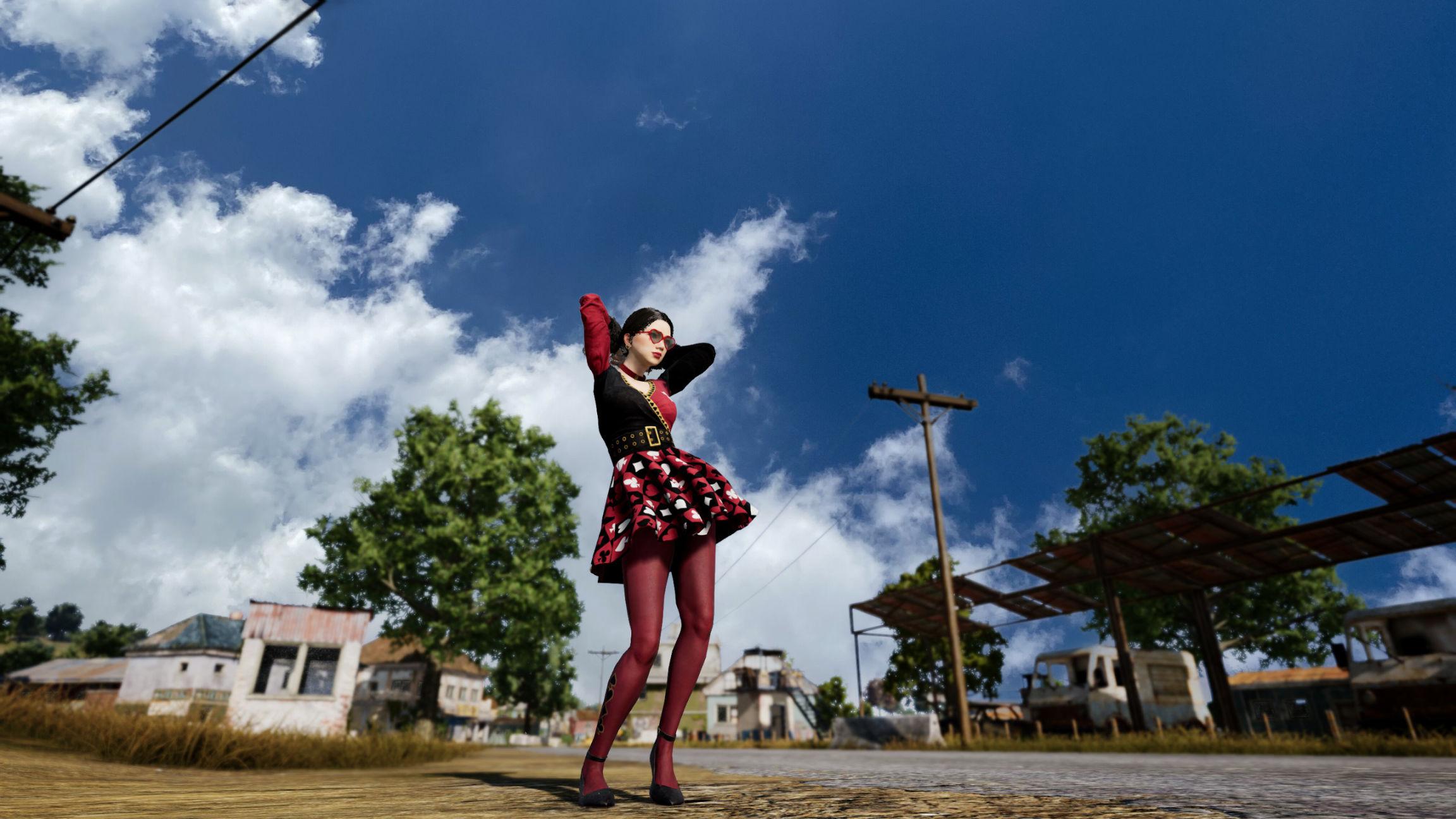 绝地求生情人节红桃皇后套装介绍