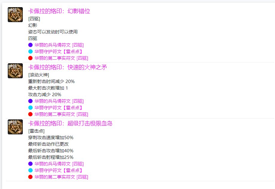 DNF105级赵云装备搭配