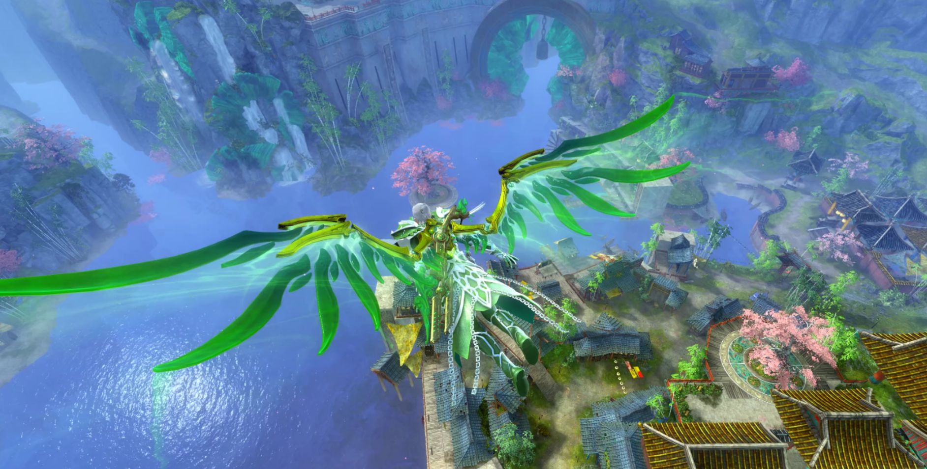 激战2翠玉科技之翼与滑翔翼套装一览