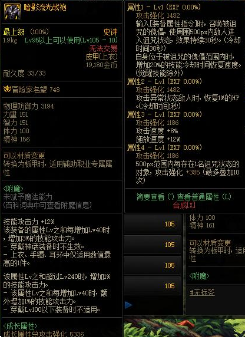 dnf稻草人上衣叫什么名字