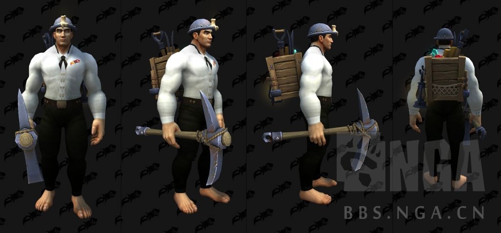 魔兽世界采矿专业装备外观