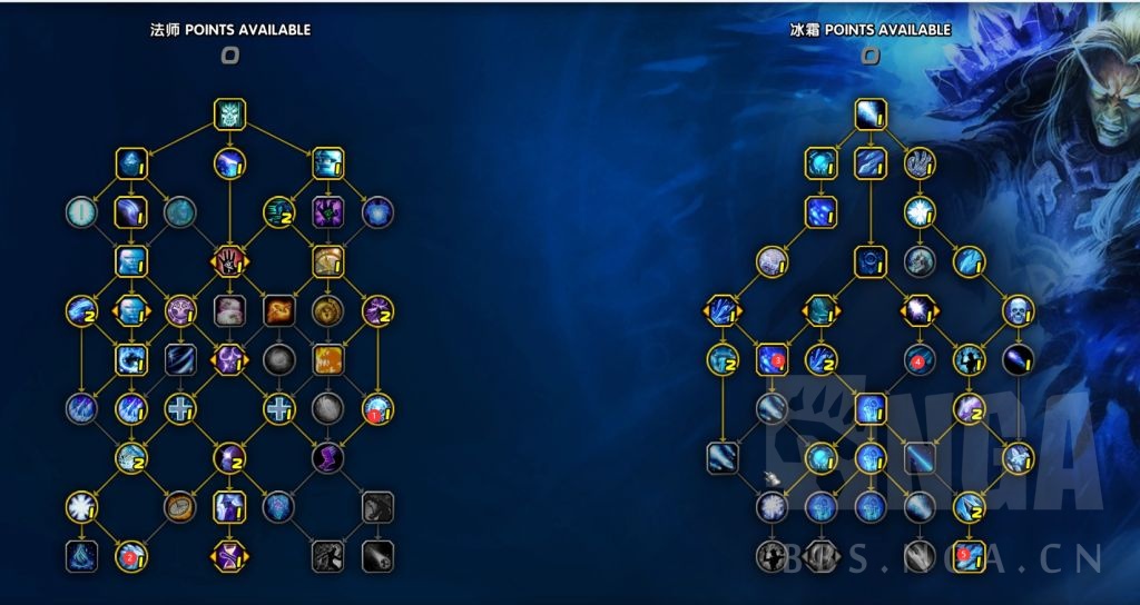 魔兽世界10.0法师练级天赋怎么选