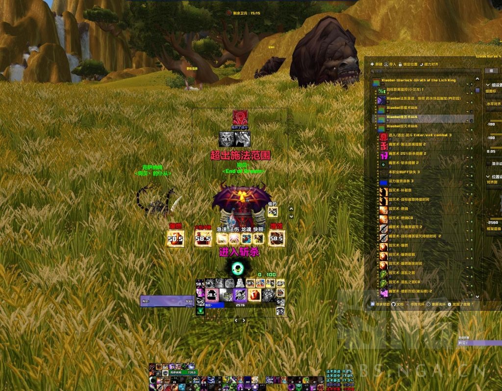 魔兽世界wlk术士三系wa