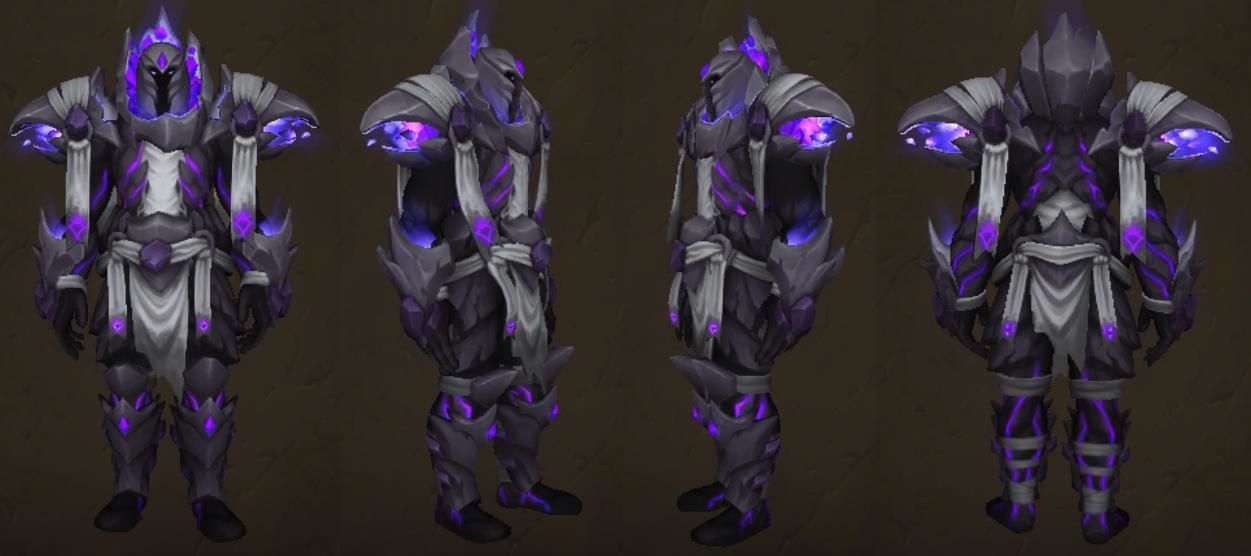 魔兽世界10.0第一赛季PVP套装外观