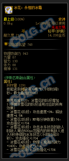 dnf巴卡妮装备有哪些