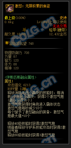 dnf巴卡妮装备有哪些