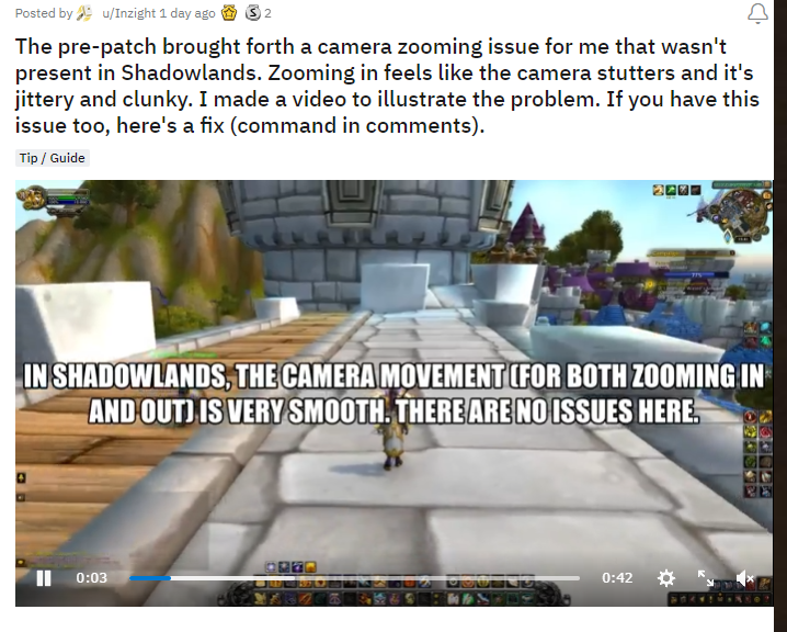 魔兽世界10.0前夕放大视角时抖动怎么办