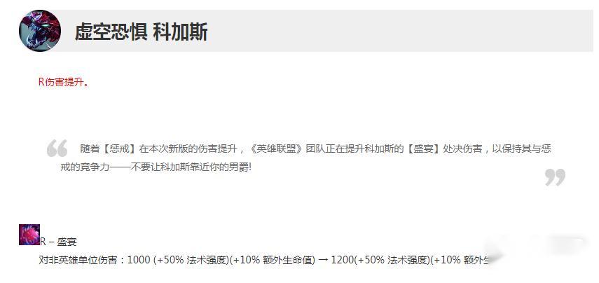 LOL12.22版本大虫子加强介绍