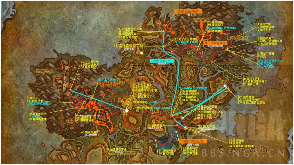 魔兽世界10.0升级路线选择