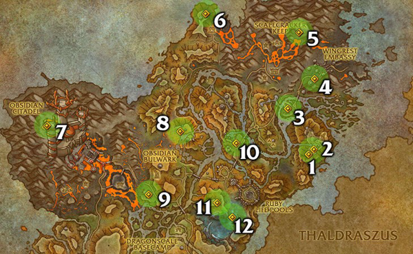 魔兽世界10.0全巨龙魔符收集攻略