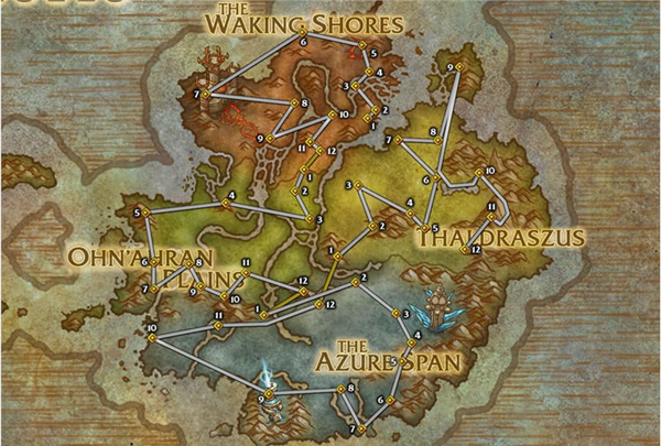 魔兽世界10.0全巨龙魔符收集攻略