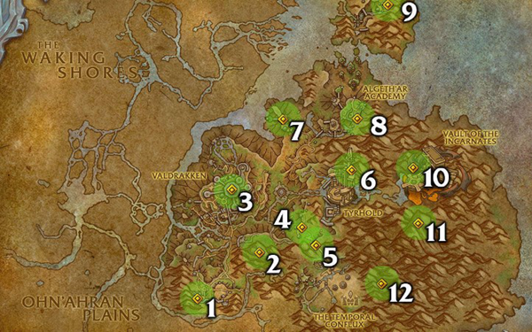 魔兽世界10.0全巨龙魔符收集攻略