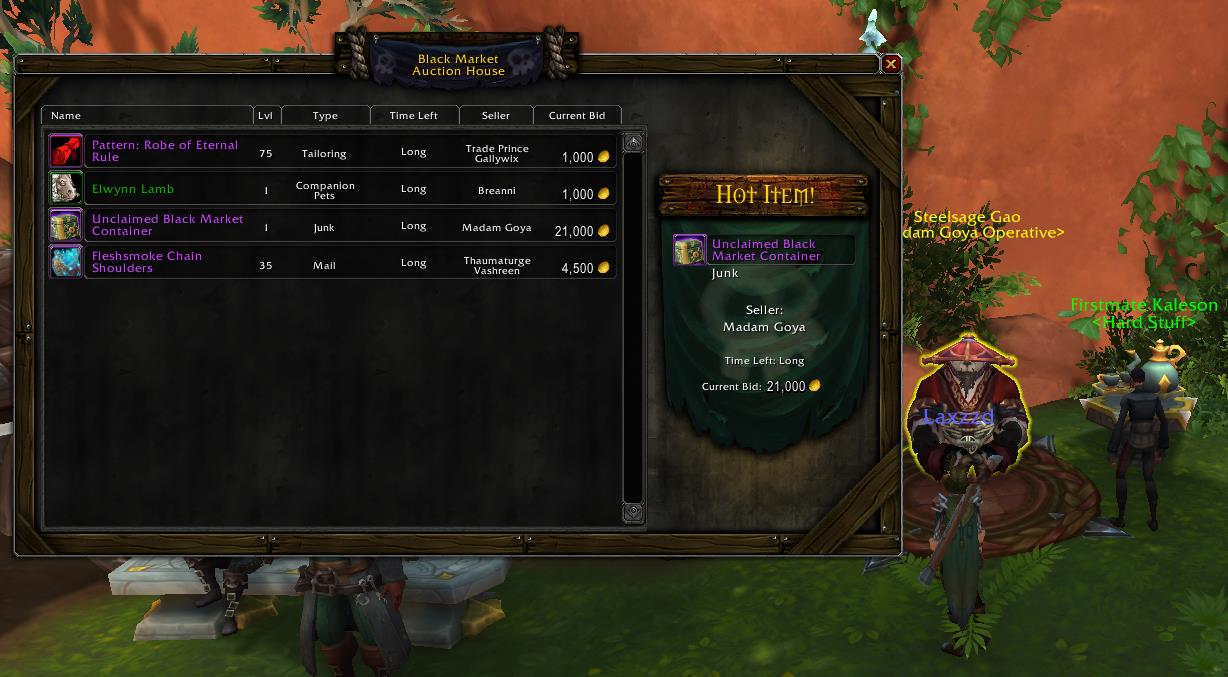 魔兽世界10.0黑市怎么去