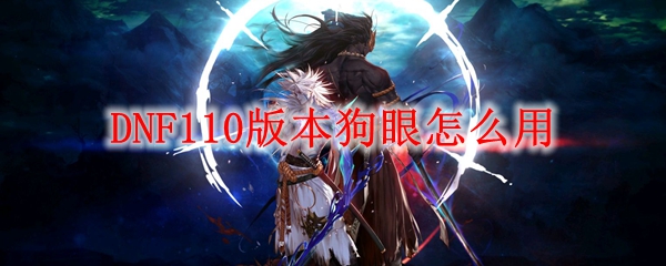 DNF110版本狗眼怎么用
