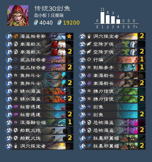 炉石传说7月平民卡组