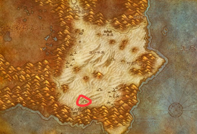 魔兽世界南月废墟在哪