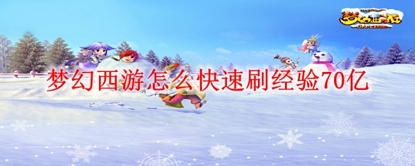 梦幻西游怎么快速刷经验70亿