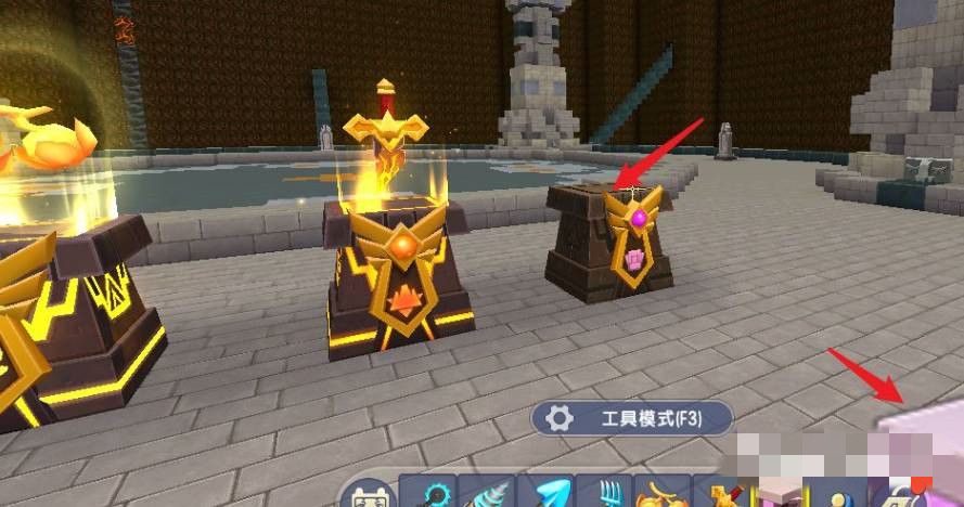 迷你世界如何激活火山祭坛