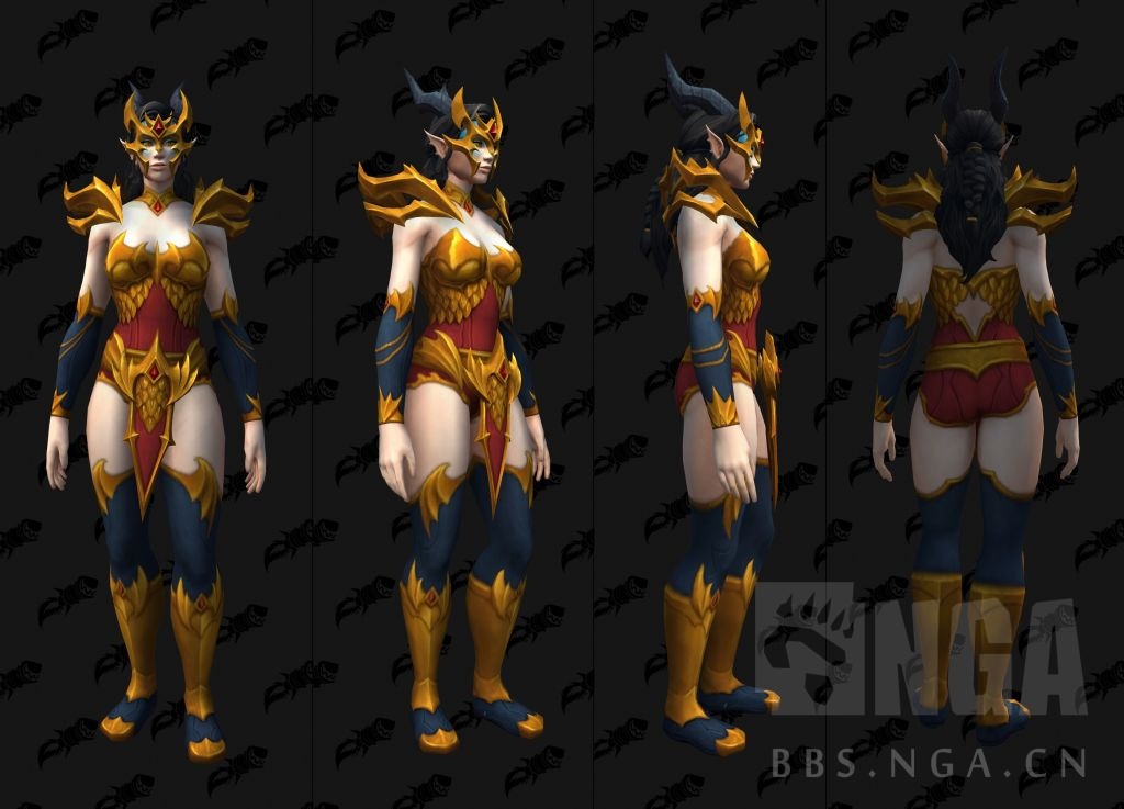 魔兽世界10.1龙希尔主题套装外观