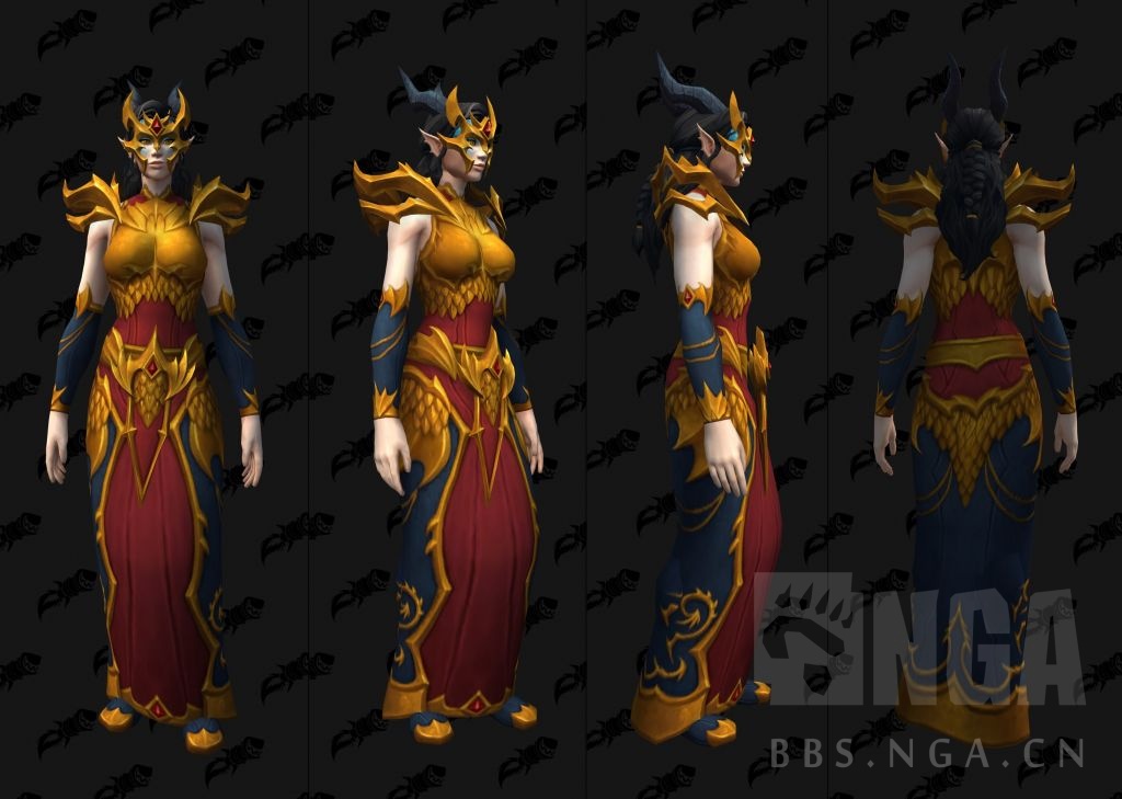 魔兽世界10.1龙希尔主题套装外观