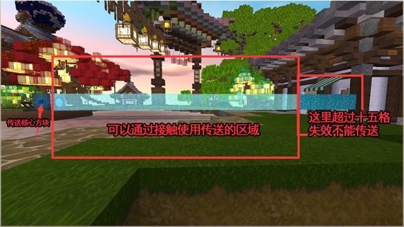 迷你世界传送点怎么使用?