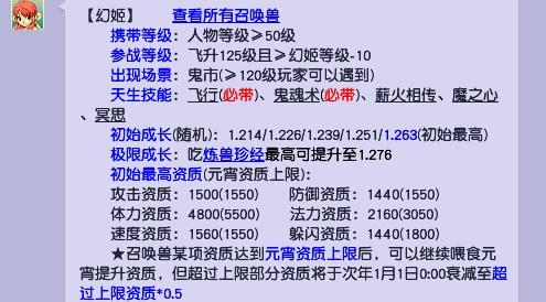 梦幻西游幻姬是多少级带的