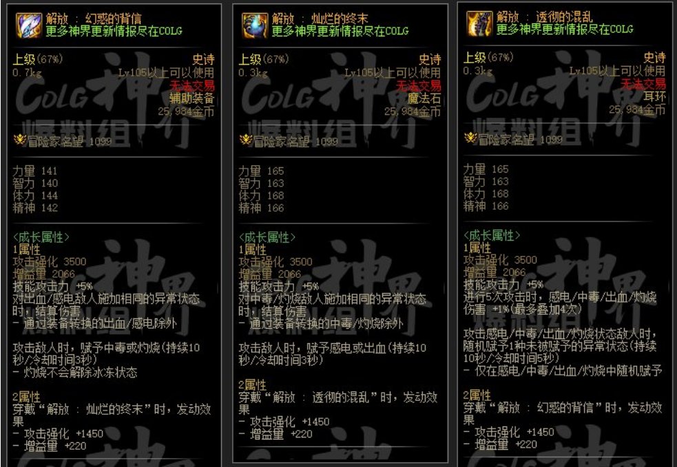 DNF解放特殊装备套好用吗