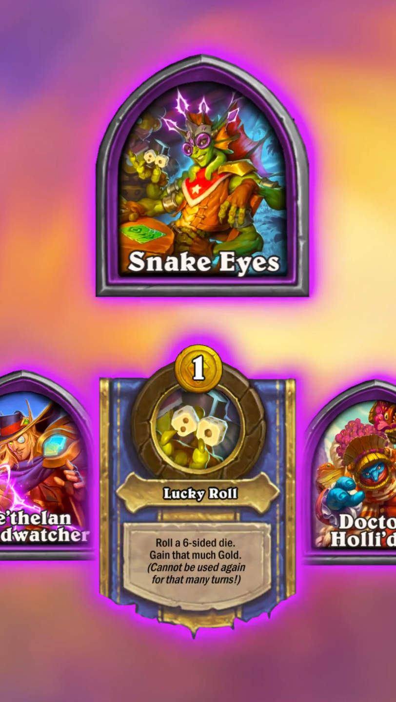 《炉石传说》酒馆战棋新英雄蛇眼介绍