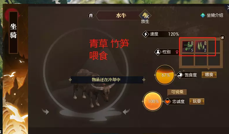 逆水寒山海套坐骑方法